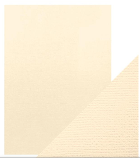 Craft Perfect A4 Texture Weave Card 10pk Cream