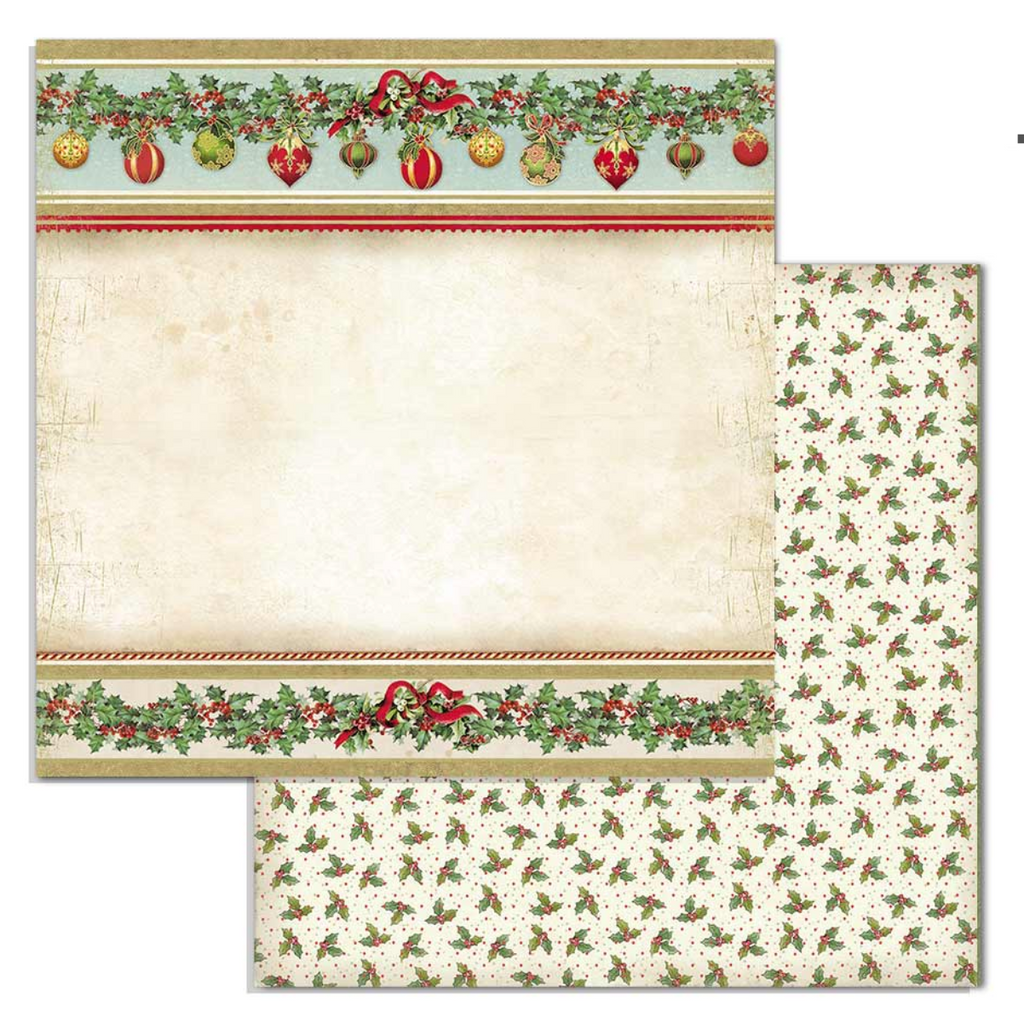 Classic Christmas 8 x 8 Pad Stamperia