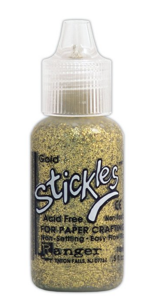 Gold Stickles Glitter Glue - 18ml