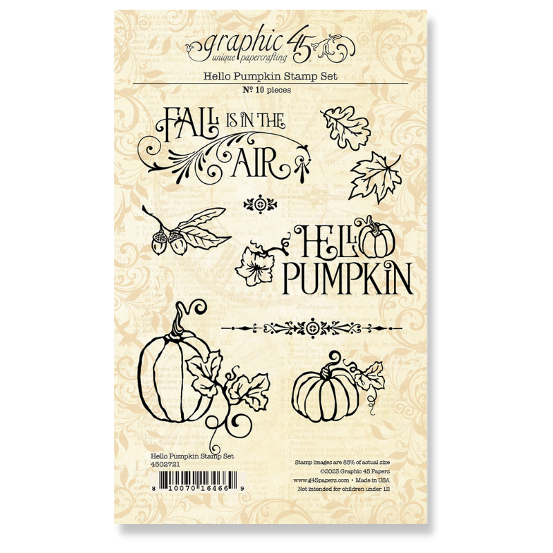 Hello Pumpkin Stamp Set Graphic 45
