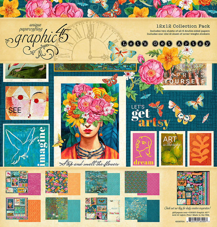 Let's get Artsy 12 x 12 Collection Pack Graphic 45