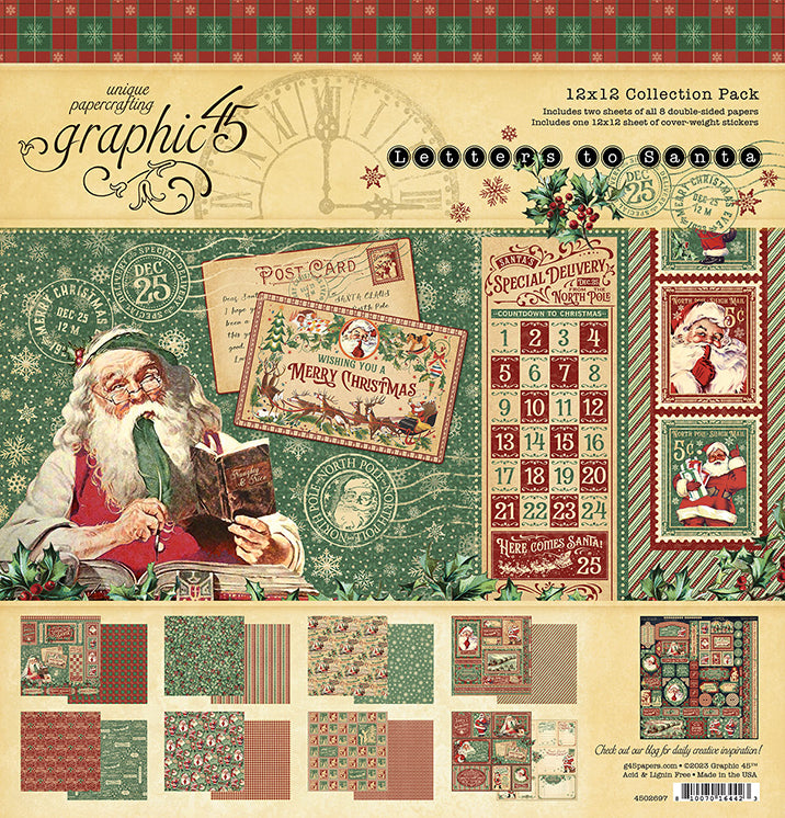 Letters to Santa 12 x 12 Collection Pack Graphic 45