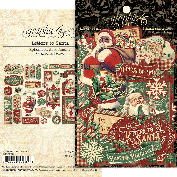 Letters to Santa Ephemera Assortment Graphic 45