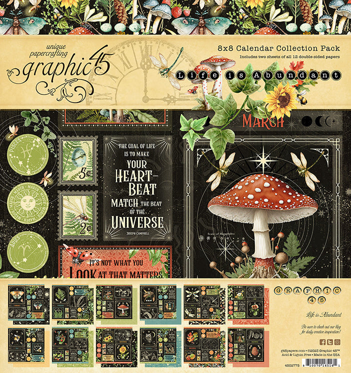 Life is Abundant 8 x 8 Pad Graphic 45
