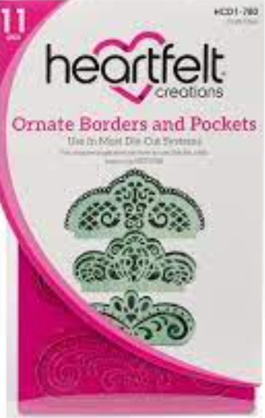 Ornate Borders and Pockets Die Set Heartfelt Creations