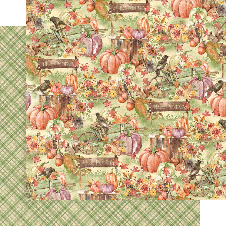 Hello Pumpkin 8 x 8 Pad Graphic 45