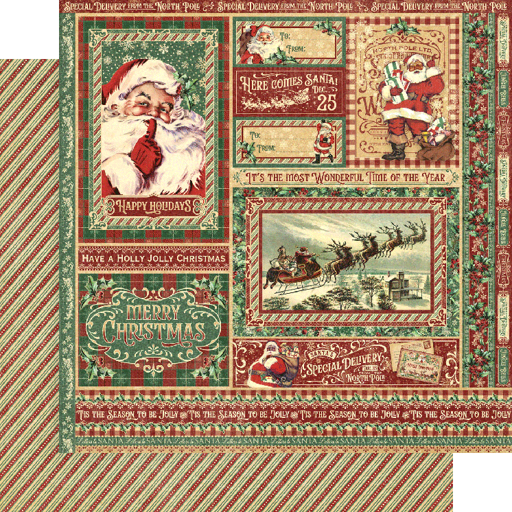 Letters to Santa 12 x 12 Collection Pack Graphic 45