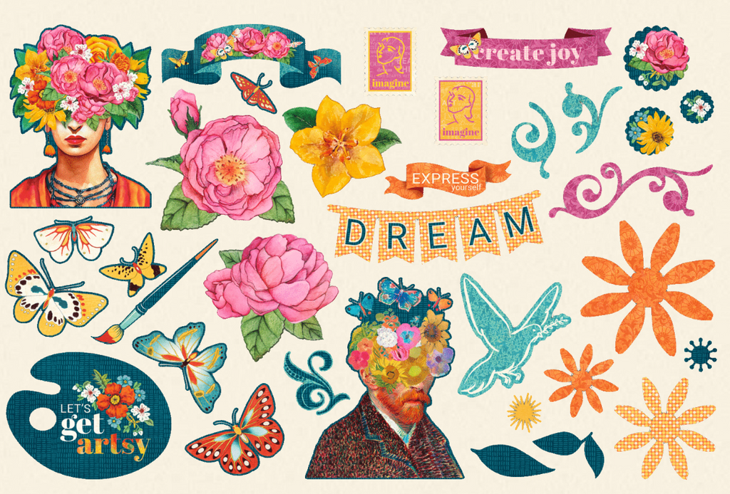 Let's get Artsy Ephemera Assortment Graphic 45