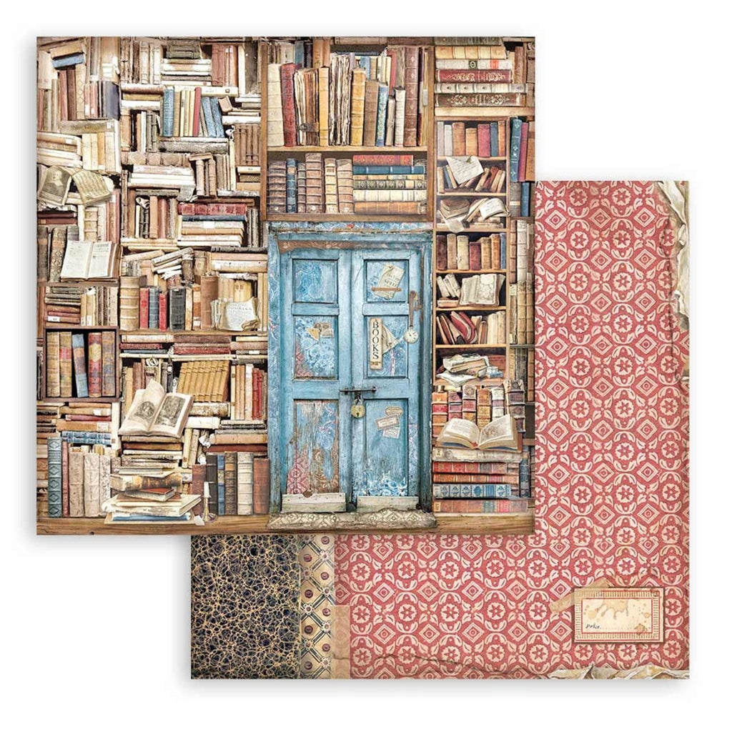 Vintage Library 12 x 12 Paper Pad Stamperia