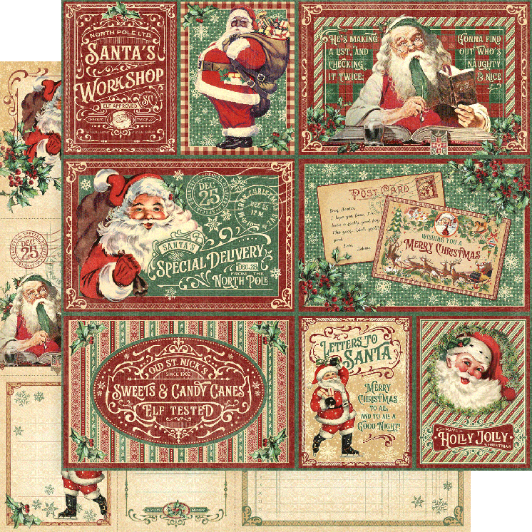Letters to Santa 8 x 8 Pad Graphic 45