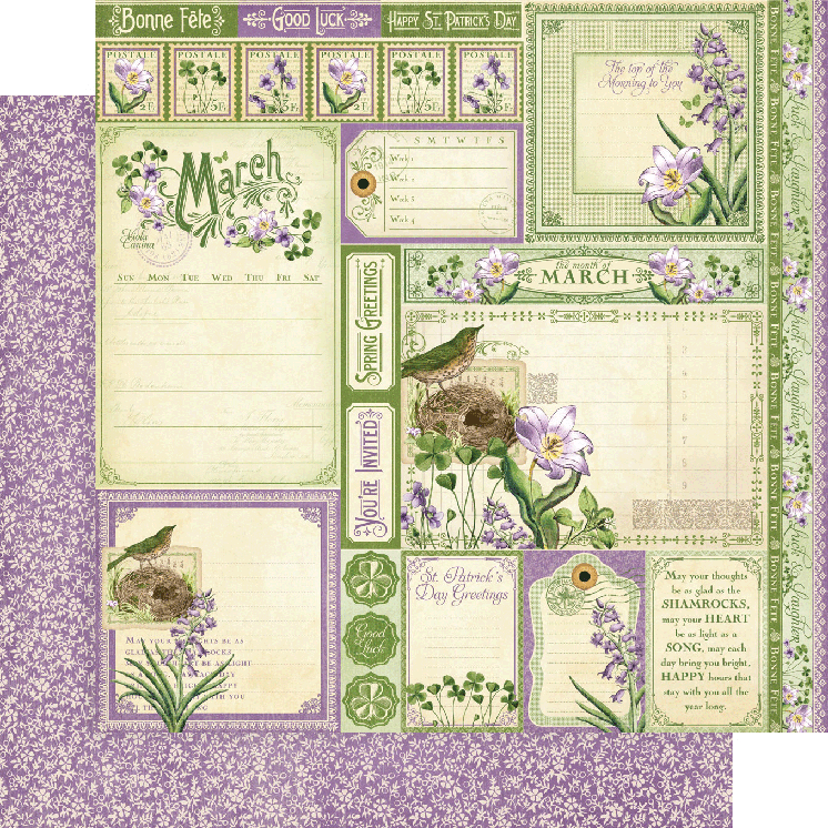 Time to Flourish 8 x 8 Paper Pad Graphic 45