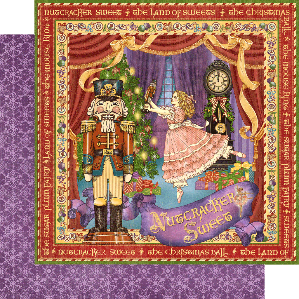 Nutcracker Sweet 8 x 8 paper pad