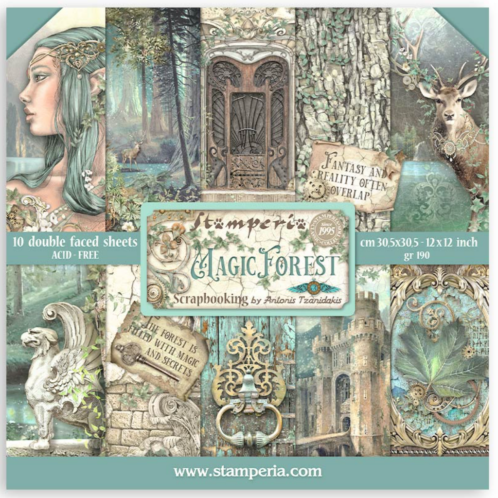 Magic Forest Paper and Die Cut Bundle Stamperia