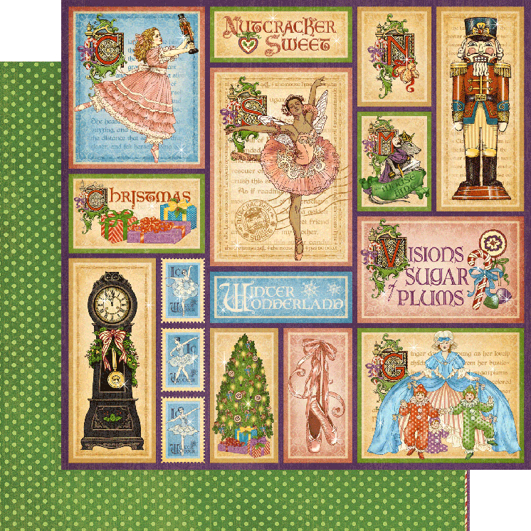 Nutcracker Sweet 8 x 8 paper pad