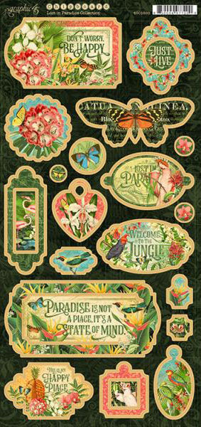 Lost in Paradise Chipboard