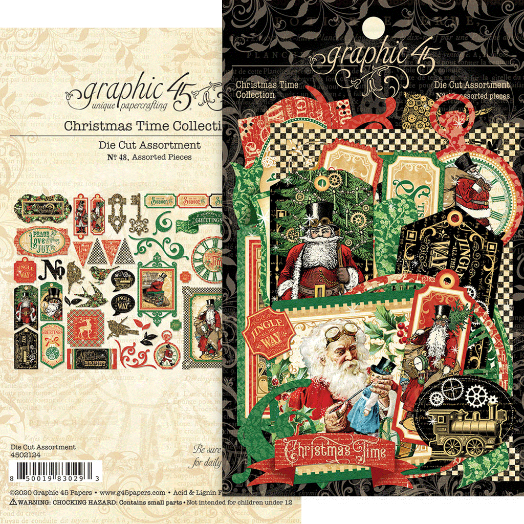 Christmas Time Ephemera Assortment Graphic 45