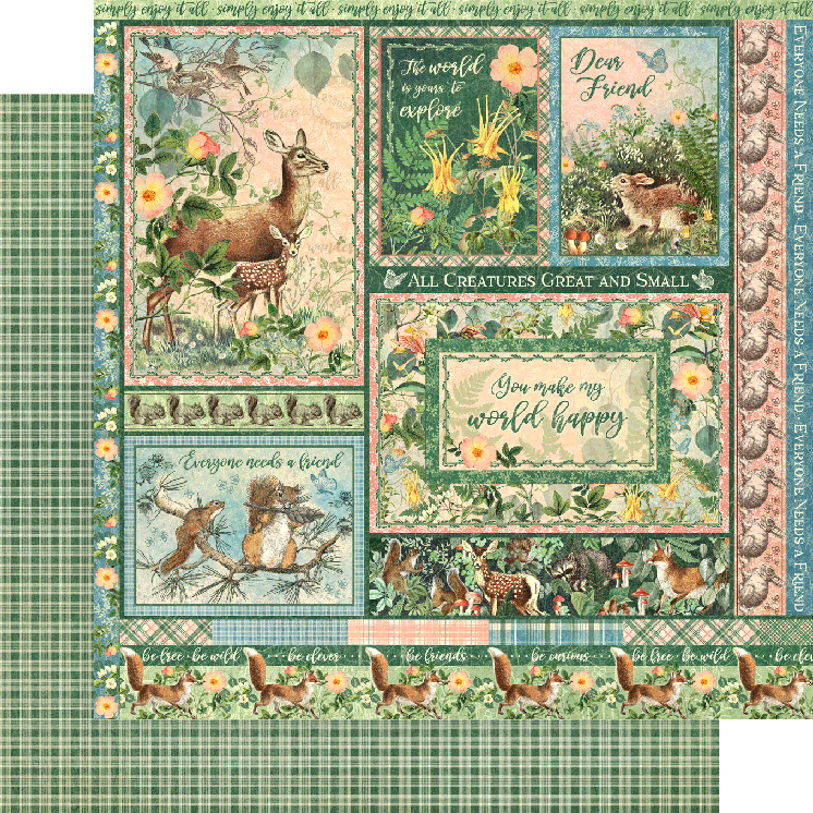 Woodland Friends 12 x 12 Collection Pack Graphic 45