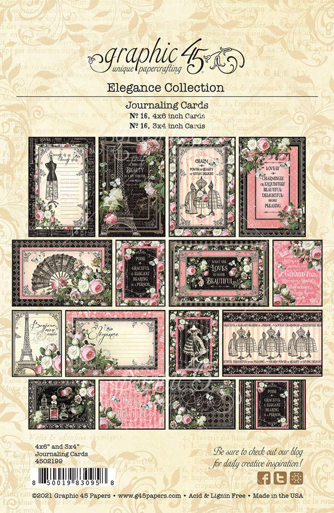 Elegance Ephemera/Journaling Cards