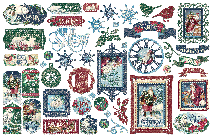 Let it Snow Ephemera Assortment Graphic 45