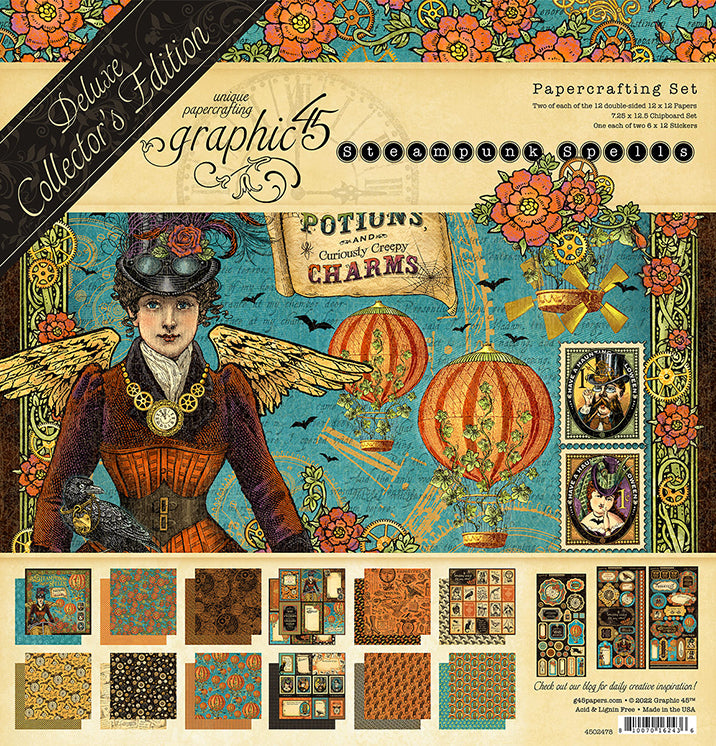 Steampunk Spells 12 x 12 Deluxe Collector's Edition