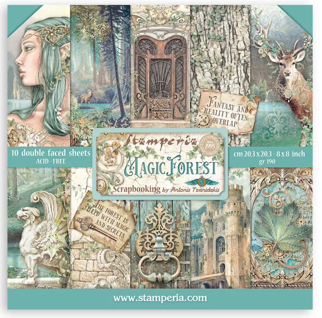 Magic Forest Paper and Die Cut Bundle Stamperia