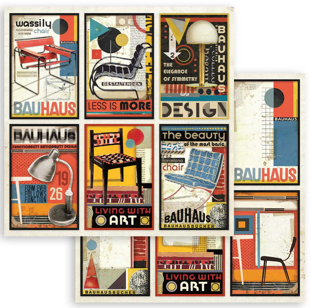 Bauhaus 8 x 8 Pad Stamperia