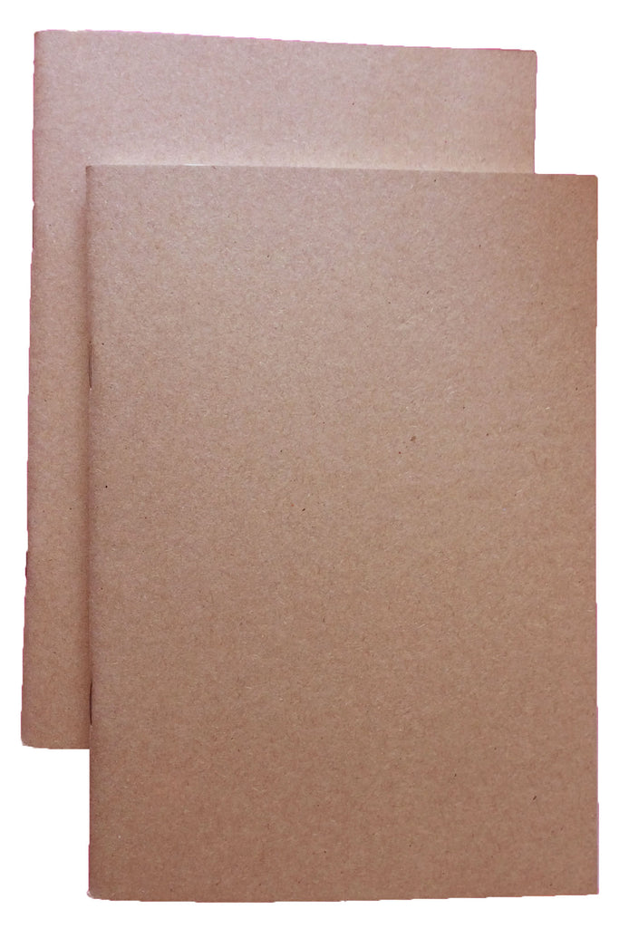 A5 Notebook - Kraft - Pack of 2