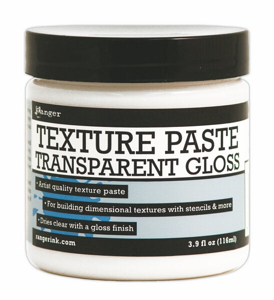 Ranger Texture Paste Transparent Gloss 4oz