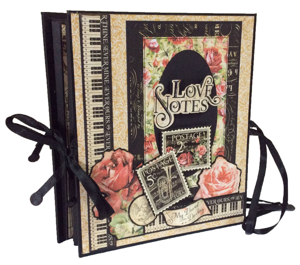 Love Notes Perpetual Album and Shadow Box PDF Tutorial
