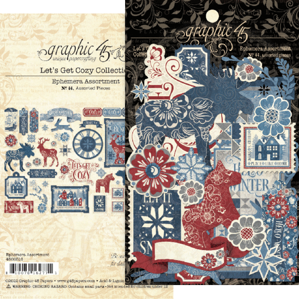 Let's Get Cozy Ephemera Assortment Graphic 45