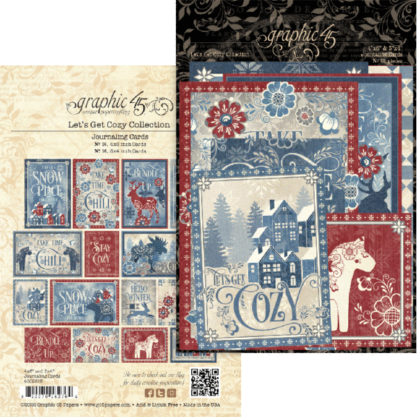 Let's Get Cozy Journaling Cards Graphic 45