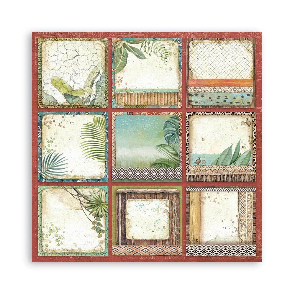 Amazonia 8 x 8 Paper Pad Stamperia