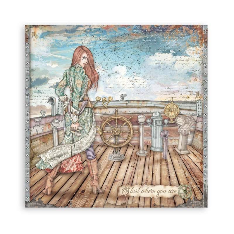 Lady Vagabond Lifestyle 12 x 12 by Stamperia