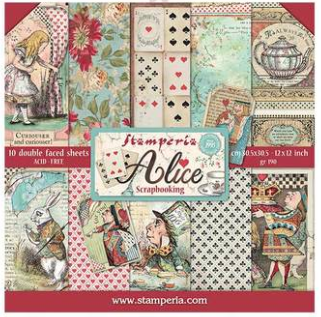 Alice 8 x 8 Paper Pad Stamperia