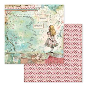 Alice 8 x 8 Paper Pad Stamperia