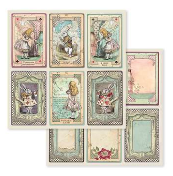 Alice 8 x 8 Paper Pad Stamperia