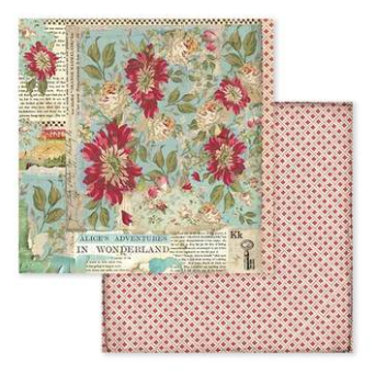 Alice 8 x 8 Paper Pad Stamperia