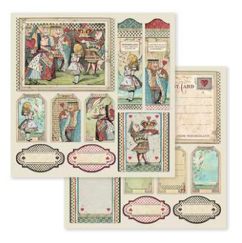 Alice 8 x 8 Paper Pad Stamperia
