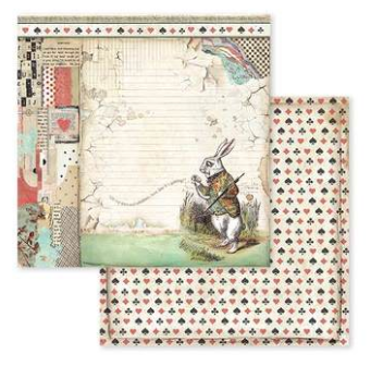 Alice 8 x 8 Paper Pad Stamperia