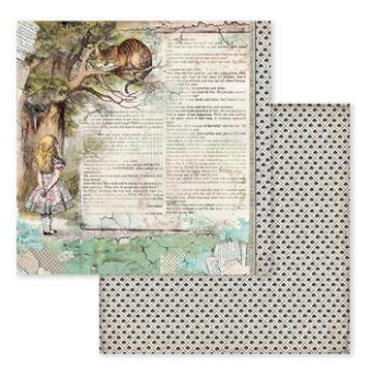 Alice 8 x 8 Paper Pad Stamperia