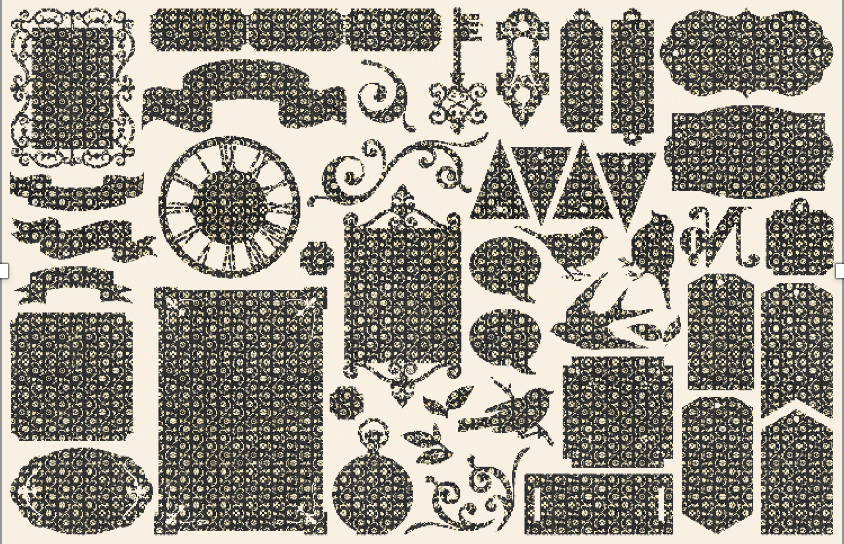 Graphic 45 Farmhouse Die Cut Assortment