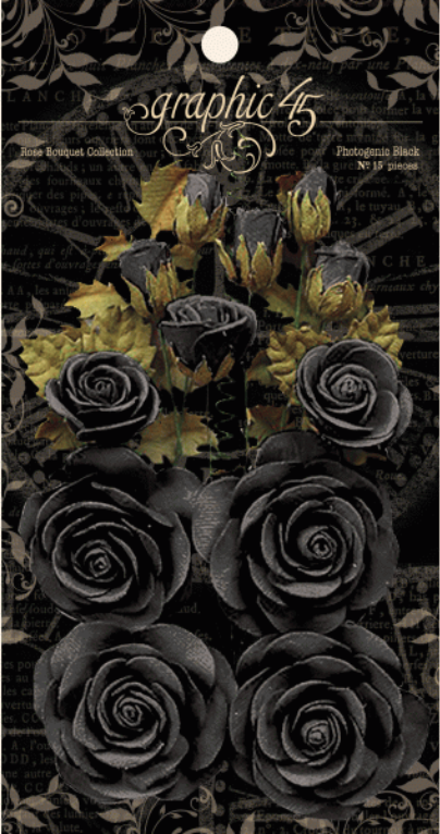 Rose Bouquet Collection Photogenic Black