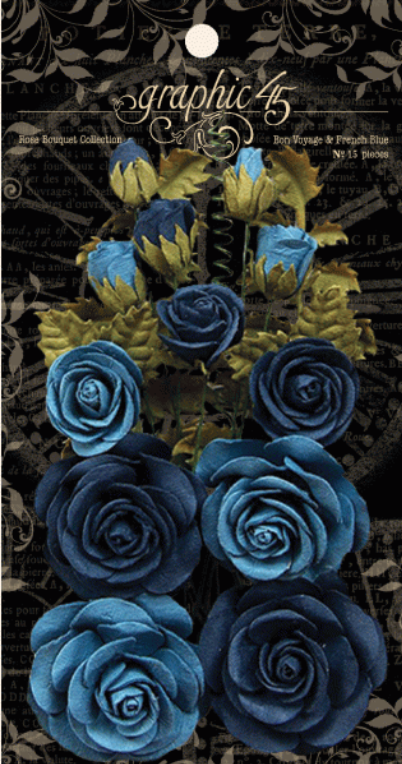 Rose Bouquet Collection—Bon Voyage & French Blue