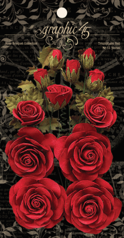 Rose Bouquet Collection—Triumphant Red