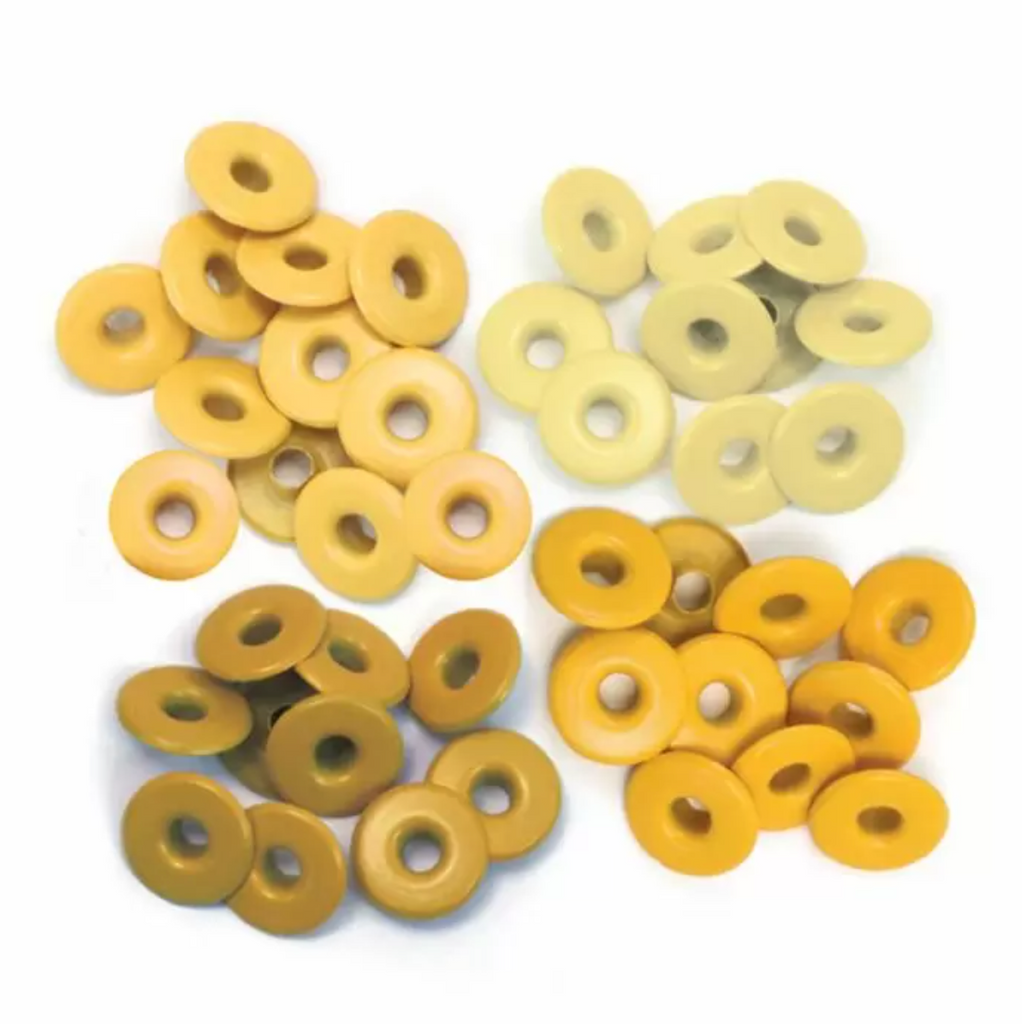 We R Memory Keepers Wide Eyelets - Yellow