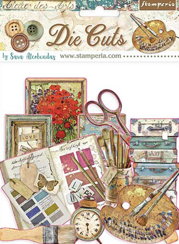 Atelier des Arts Die Cut pack Stamperia
