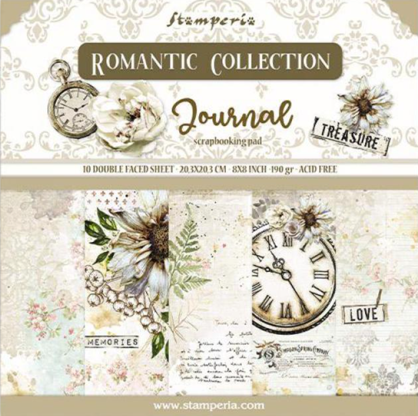 Romantic Collection - Journal 8 x 8 Stamperia