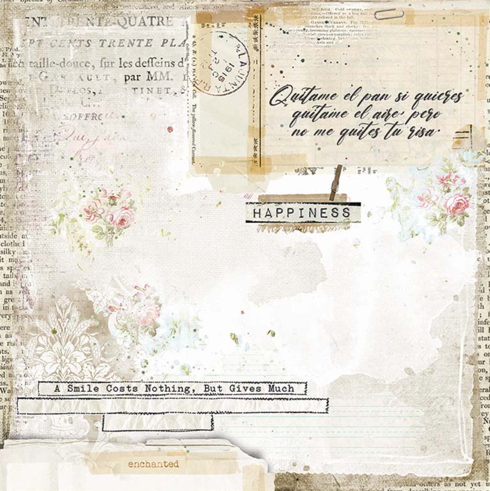 Romantic Collection - Journal 8 x 8 Pad Stamperia