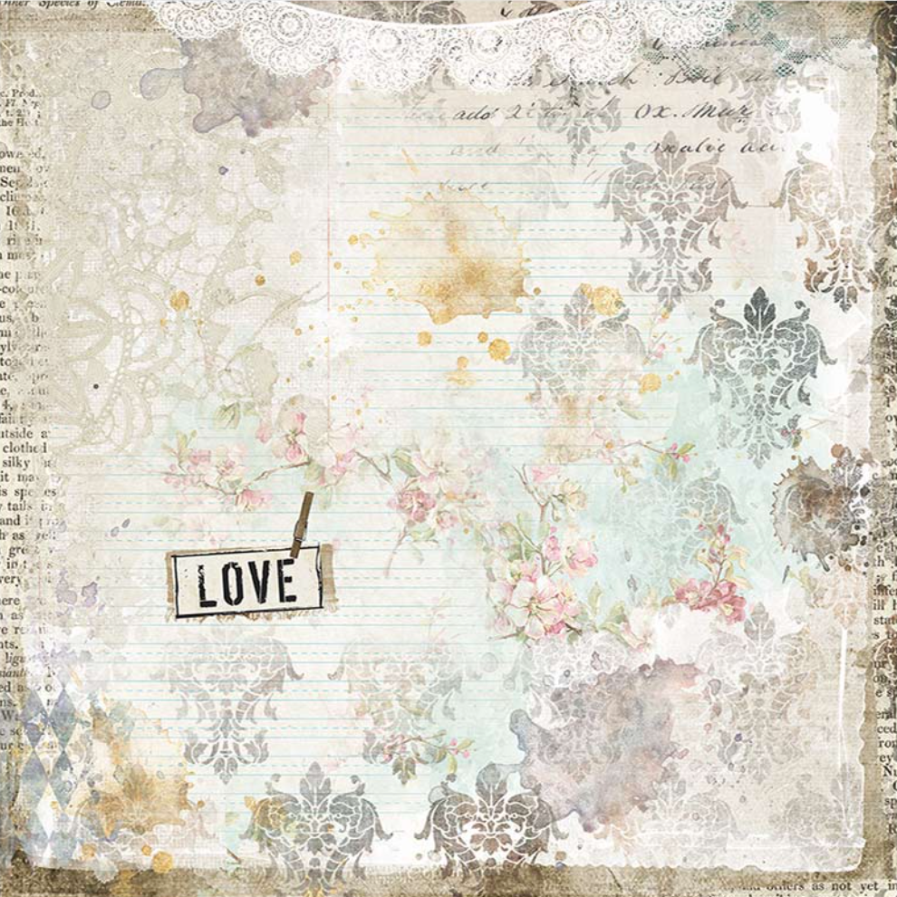 Romantic Collection - Journal 8 x 8 Pad Stamperia