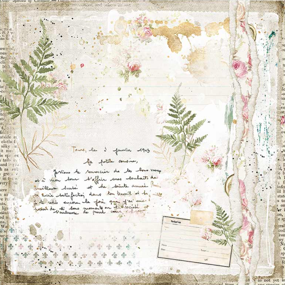 Romantic Collection - Journal 8 x 8 Pad Stamperia